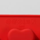 Форма для шоколада Доляна «Сердце с узором», 21×14,5×2 см, 12 ячеек, цвет МИКС - Фото 4