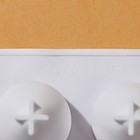 Форма для муссовых десертов и выпечки KONFINETTA «Клубника», силикон, 29×17×4 см, 15 ячеек, белая - Фото 4