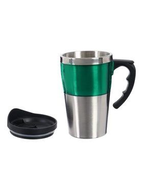 Термокружка TAKE IT EASY, 450 мл, Экстремал «Гизри», нержавеющая сталь, зелёная