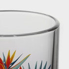 Кружка ОСЗ «Тропические цветы», 200 мл, стекло, рисунок МИКС (комплект 20 шт) - фото 24379539