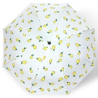 Зонт автоматический «Summer fruit», ветроустойчивый, 3 сложения, 8 спиц, R = 48/55 см, D = 110 см, цвет МИКС - фото 11831962