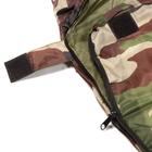 Спальный мешок Wildman «Милитари», одеяло, с капюшоном, 2 слоя, 220x75 см, +5/+15°C - Фото 2