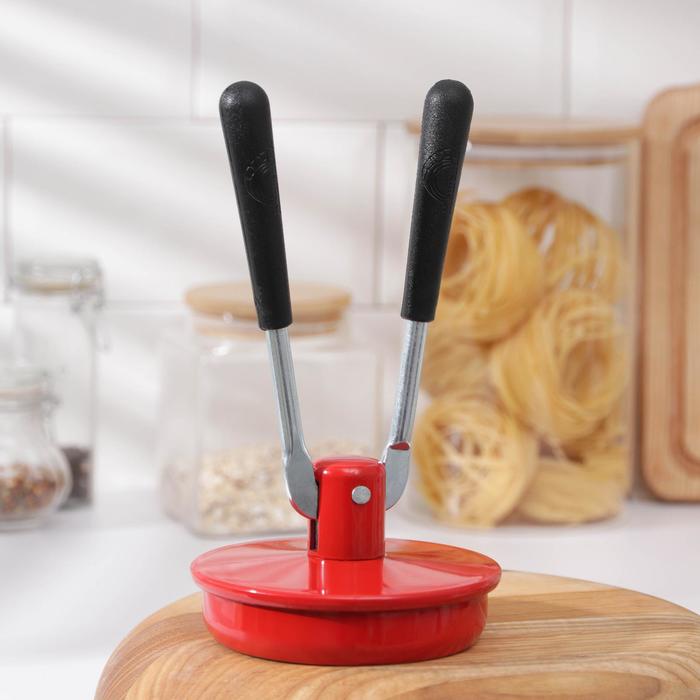 Закаточная машинка «Машенька», автомат, цвет красный - Фото 1