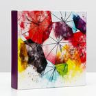 Коробка под 8 конфет + шоколад, с окном, зонтики, 17.7×17.85×3.85 см 7007545 - фото 13486900