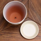 Набор горшков  "Глянец бутон" жемчуг, 4 предмета  1 / 2 / 3,8 / 5,4 л - фото 26157563