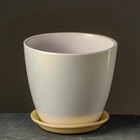 Набор горшков  "Глянец бутон" жемчуг, 4 предмета  1 / 2 / 3,8 / 5,4 л - фото 26157565