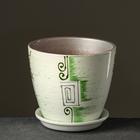 Набор горшков  "Роспись бутон" бамбук, 4 предмета 1 / 2 / 3,8 / 5,4 л - фото 21282870