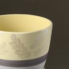 Набор горшков  "Роспись бутон" дижон-желтый, 4 предмета 1 / 2 / 3,8 / 5,4 л - фото 24422330