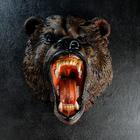 Подвесной декор "Голова Медведя" 33х39х27см - фото 318651279