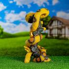 Садовая фигура "Змея коричневая" 37х21см - фото 23773278