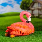 Садовая фигура "Фламинго сидячий" 19х30см - Фото 4