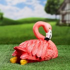 Садовая фигура из полистоуна «Фламинго» 16×19×30 см - Фото 6