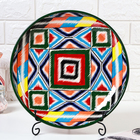 Ляган узбекский Риштанская Керамика «Атлас», d=31 см, разноцветный - Фото 2