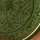 Ляган круглый Риштанская Керамика, зеленый, 25см, МИКС - Фото 3