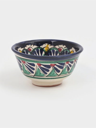 Пиала узбекская Риштанская Керамика «Узоры», 180 мл, d=9.5 см, МИКС