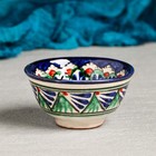 Пиала узбекская Риштанская Керамика «Узоры», 180 мл, d=9.5 см, МИКС - Фото 4