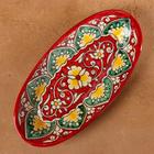 Селёдочница узбекская Риштанская Керамика, 24 см, красная, МИКС - Фото 4