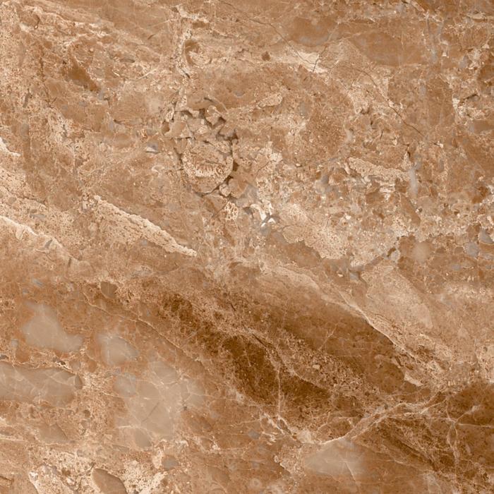 Самоклеящаяся антивандальная пленка для декора " Мрамор коричневый" 60х155 см - Фото 1