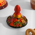 Чайник керамика «Яркий», 800 мл, хохлома - Фото 6