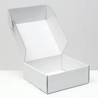 Коробка самосборная, белая, 25 х 25 х 9,5 см - Фото 2