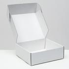 Коробка самосборная, белая, 27,5 х 26 х 9,5 см - Фото 2