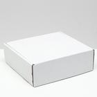 Коробка самосборная, белая, 24 х 23 х 8 см - Фото 1