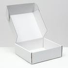 Коробка самосборная, белая, 24 х 23 х 8 см - Фото 2