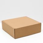 Коробка самосборная, крафт, 24 х 23 х 8 см - Фото 1