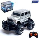 Машина Monster Truck, на радиоуправлении, работает от батареек, цвет серый - Фото 1
