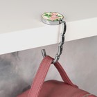 Крючок для сумки и зонта «Роза», раскладной, 10 кг, d - 4,5 см - Фото 4