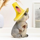 Копилка "Зайчик с цветком" 10х12х20см - фото 25373112