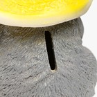 Копилка "Зайчик с цветком" 10х12х20см - фото 25373113