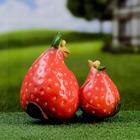 Садовая фигура "Клубничные Курочки" 22х12см - фото 24578162