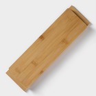 Банки для сыпучих BellaTenero «Тюльпан», 300 мл, с ложками, на бамбуковой подставке, фарфор, белые - Фото 11