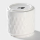 Банки для сыпучих BellaTenero «Тюльпан», 300 мл, с ложками, на бамбуковой подставке, фарфор, белые - Фото 7