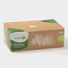 Набор сервировочный фарфоровый BellaTenero, 7 предметов: солонка 100 мл, перечница 100 мл, сахарница с ложкой 350 мл, молочник 310 мл, салфетница, подстав... - Фото 16