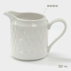 Набор сервировочный фарфоровый BellaTenero, 7 предметов: солонка 100 мл, перечница 100 мл, сахарница с ложкой 350 мл, молочник 310 мл, салфетница, подстав... - Фото 4