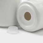 Набор сервировочный фарфоровый BellaTenero, 7 предметов: солонка 100 мл, перечница 100 мл, сахарница с ложкой 350 мл, молочник 310 мл, салфетница, подстав... - Фото 7