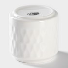 Набор керамический для специй на бамбуковой подставке BellaTenero «Герда», 3 предмета: солонка 120 мл, перечница 120 мл, сахарница с ложкой 220 мл, белы... - Фото 11