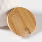 Набор керамический для специй на бамбуковой подставке BellaTenero «Герда», 3 предмета: солонка 120 мл, перечница 120 мл, сахарница с ложкой 220 мл, белы... - Фото 9