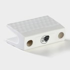 Набор для специй BellaTenero «Герда», 3 предмета: солонка 120 мл, перечница 120 мл, салфетница, на бамбуковой подставке, керамика, белый - Фото 12