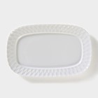 Маслёнка фарфоровая Доляна, 20×13×9 см, цвет белый - Фото 6