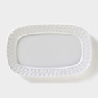 Маслёнка Доляна, 20×13×9 см, фарфор, белая - Фото 6