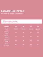 Купальник для девочки слитный KAFTAN «Леопард», размер 34 (122-128 см) - Фото 2