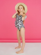 Купальник для девочки слитный KAFTAN «Леопард», размер 34 (122-128 см) - Фото 4
