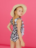 Купальник для девочки слитный KAFTAN «Леопард», размер 34 (122-128 см) - Фото 5