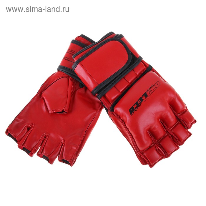 Перчатки для рукопашного боя красные, р.M т00302 - Фото 1