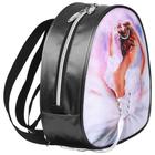 Рюкзак для гимнастики «Балерина», ткань/сатин, 24 х 22 х 18 см, цвет серый, 218 - Фото 2