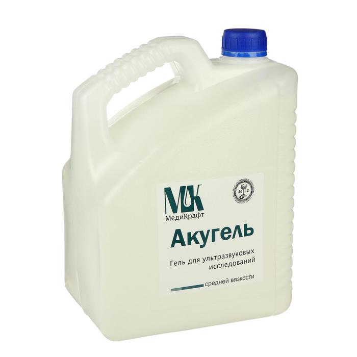 Гель для УЗИ «Акугель» средней вязкости, канистра, 5 кг - Фото 1