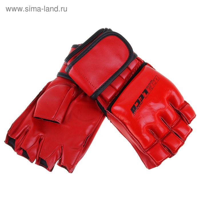 Перчатки для рукопашного боя, размер S, цвет красный - Фото 1